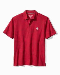 MLB Palm Fresco Hibiscus IslandZone Polo - philadelphia_phillies