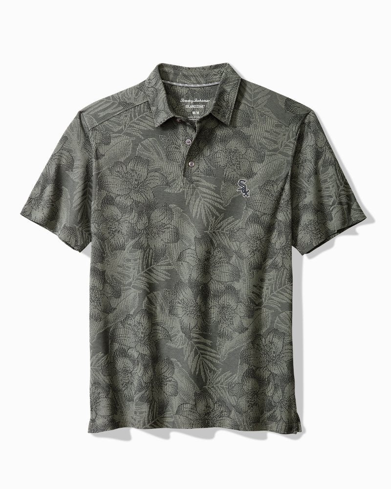 MLB Palm Fresco Hibiscus IslandZone Polo - chicago_white_sox
