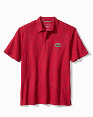 NFL Palm Fresco Hibiscus IslandZone Polo - san_francisco_49ers