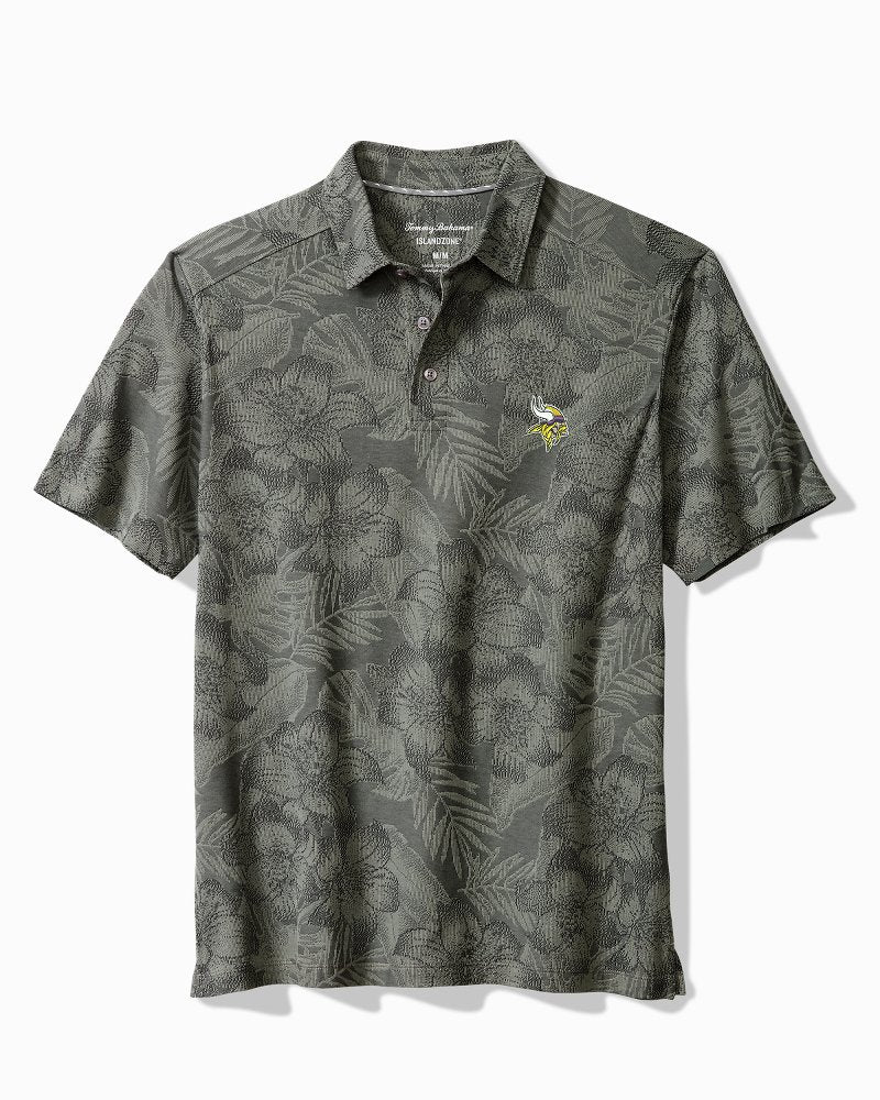 NFL Palm Fresco Hibiscus IslandZone Polo - minnesota_vikings