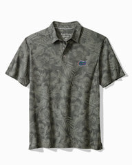 Collegiate Palm Fresco Hibiscus IslandZone Polo - Florida