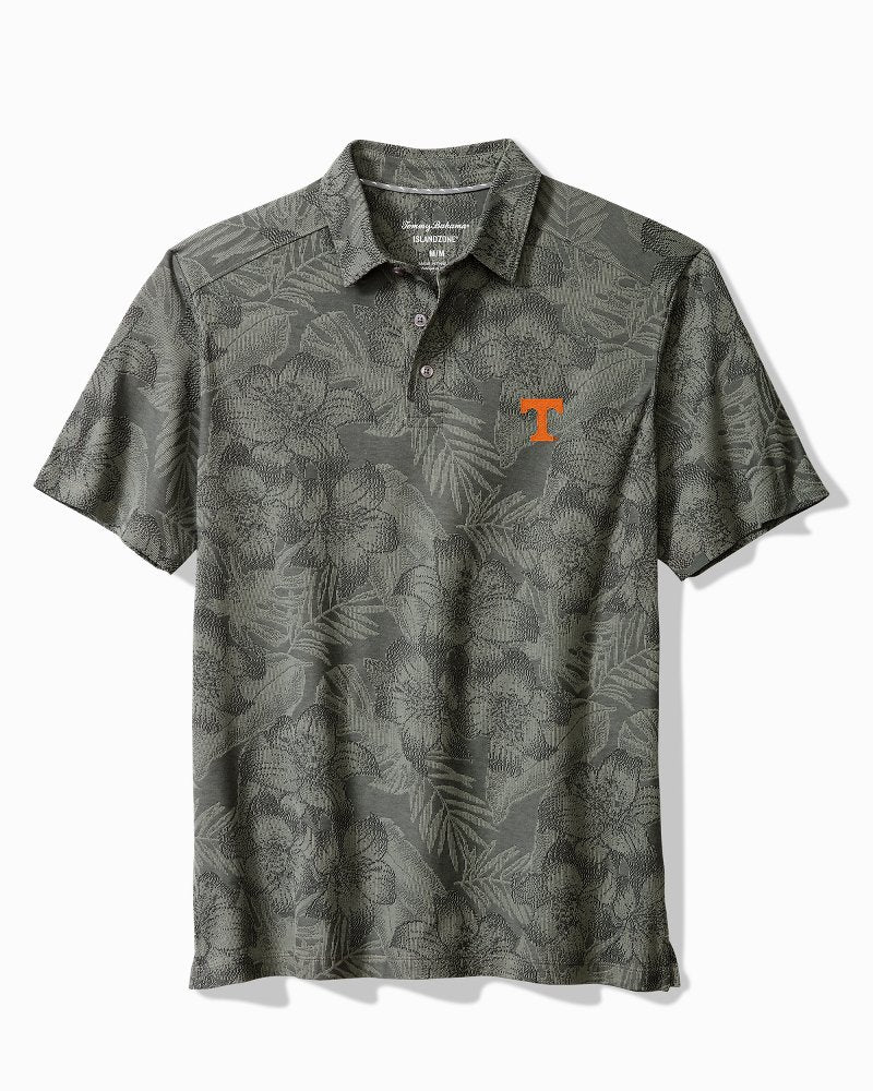 Collegiate Palm Fresco Hibiscus IslandZone Polo - Tennessee