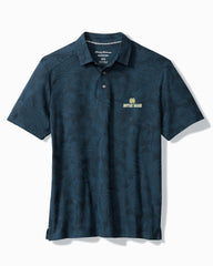 Collegiate Palm Fresco Hibiscus IslandZone Polo - notre_dame