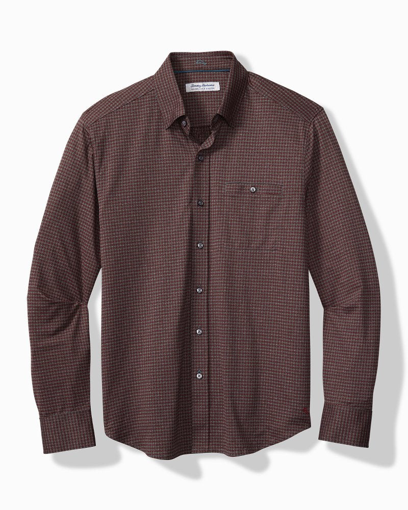 San Sebastian Check IslandZone Shirt - Pinot Noir