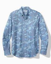 San Lucio Gardenia Stretch Knit Shirt - Jodhpur Blue