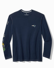NFL Seaside Snap Long-Sleeve Lux T-Shirt - new_england_patriots