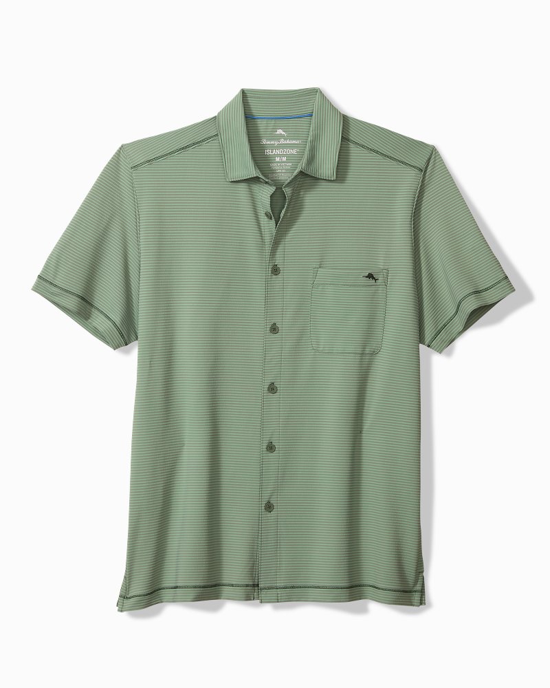 Costa Wave IslandZone Camp Shirt - Dusty Sage