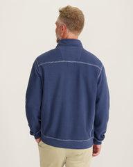 Montego Beach Half-Zip Sweatshirt - Island Navy