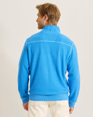 Montego Beach Half-Zip Sweatshirt - Med Blueberry