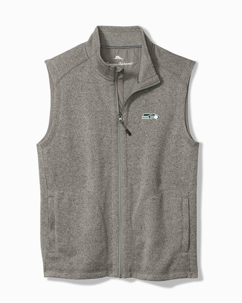 NFL Playoff Full Zip Vest - seattle_seahawks