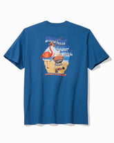 Smokin' Good Time Graphic T-Shirt - Bright Cobalt