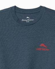 Rum, White & Brew Graphic T-Shirt - Navy Heather