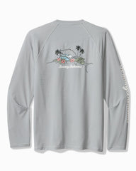 Chill Time Bay IslandZone Long-Sleeve Rash Guard - Ultimate Gray