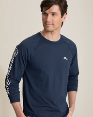 Chill Time Bay IslandZone Long-Sleeve Rash Guard - Maritime