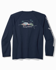 Chill Time Bay IslandZone Long-Sleeve Rash Guard - Maritime