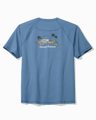Chill Time Bay IslandZone Short-Sleeve Rash Guard - Infinity Sky