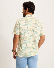 San Lucio Tides Mirage Stretch Knit Polo - Tanned Cream