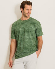 Wave Break Reversible Crew IslandZone T-Shirt - Cucumber Green