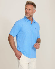 Palm Dunes IslandZone Polo - Blue Lapis