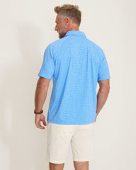Palm Dunes IslandZone Polo - Blue Lapis