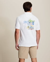 Disney Surf Scenic Polo - Bright White