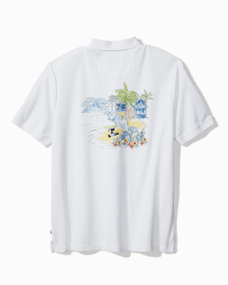 Disney Surf Scenic Polo - Bright White