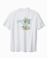 Disney Surf Scenic Polo - Bright White