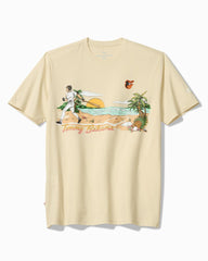 MLB Sunset Slugger Graphic T-Shirt - baltimore_orioles