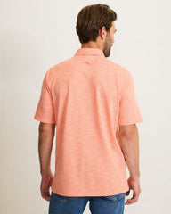 San Lucio Tides Stretch Knit Polo - Light Serape