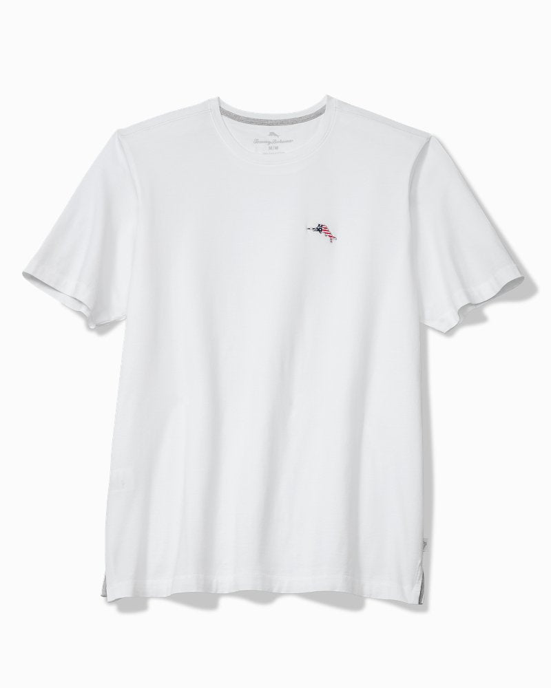 Bali Skyline Americana T-Shirt - White