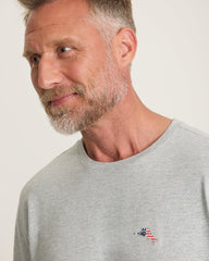 Bali Skyline Americana T-Shirt - Grey Heather