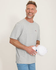 Bali Skyline Americana T-Shirt - Grey Heather