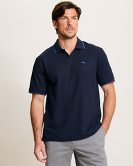 Emfielder Johnny Collar IslandZone Polo - Blue Note
