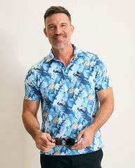 Palm Dunes Madeira IslandZone Polo - Sky Blue