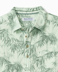 San Lucio Tides Bamboo Stretch Knit Polo - Oxidize Metal