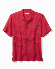 Collegiate Game Day Lei IslandZone Camp Shirt - Georgiared C