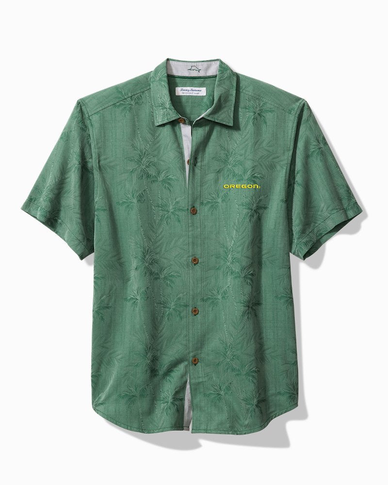Collegiate Coconut Point Palm Vista IslandZone Camp Shirt - Oregon