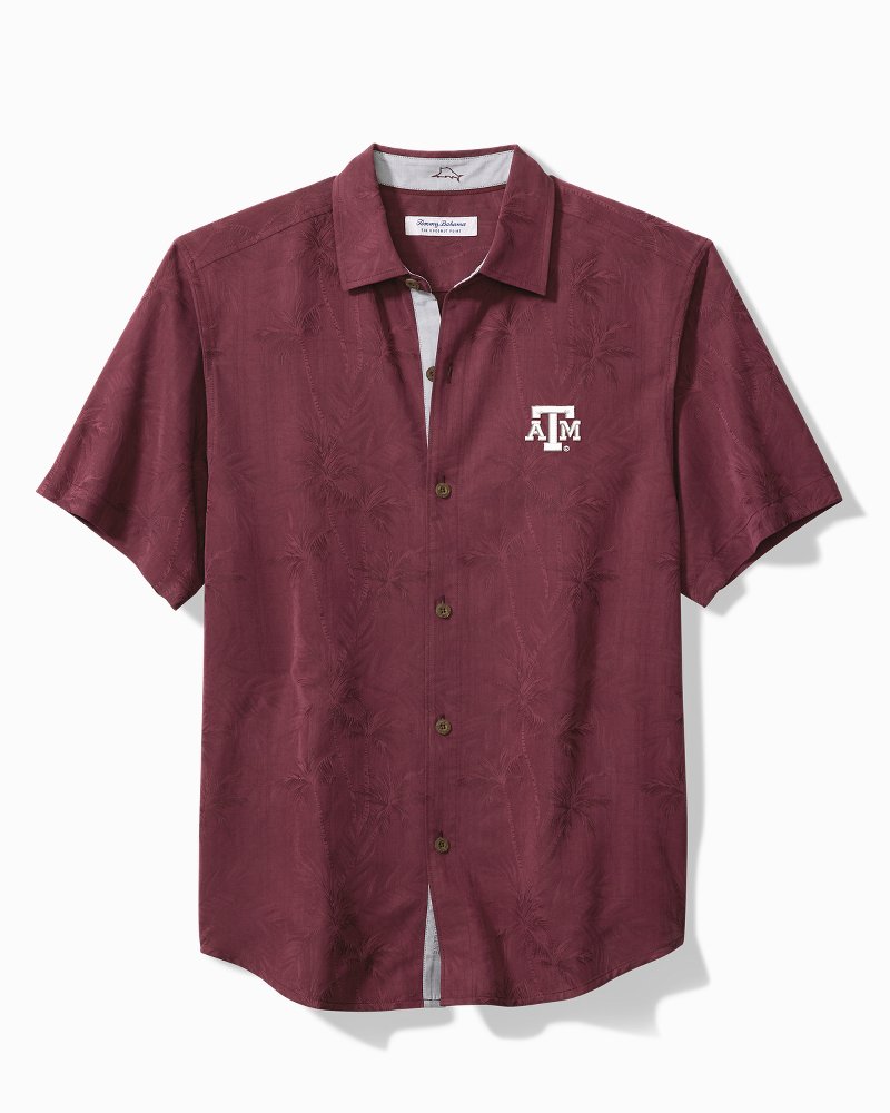 Collegiate Coconut Point Palm Vista IslandZone Camp Shirt - texas_a&m