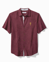 Collegiate Coconut Point Palm Vista IslandZone Camp Shirt - Arizona Statemaroon B