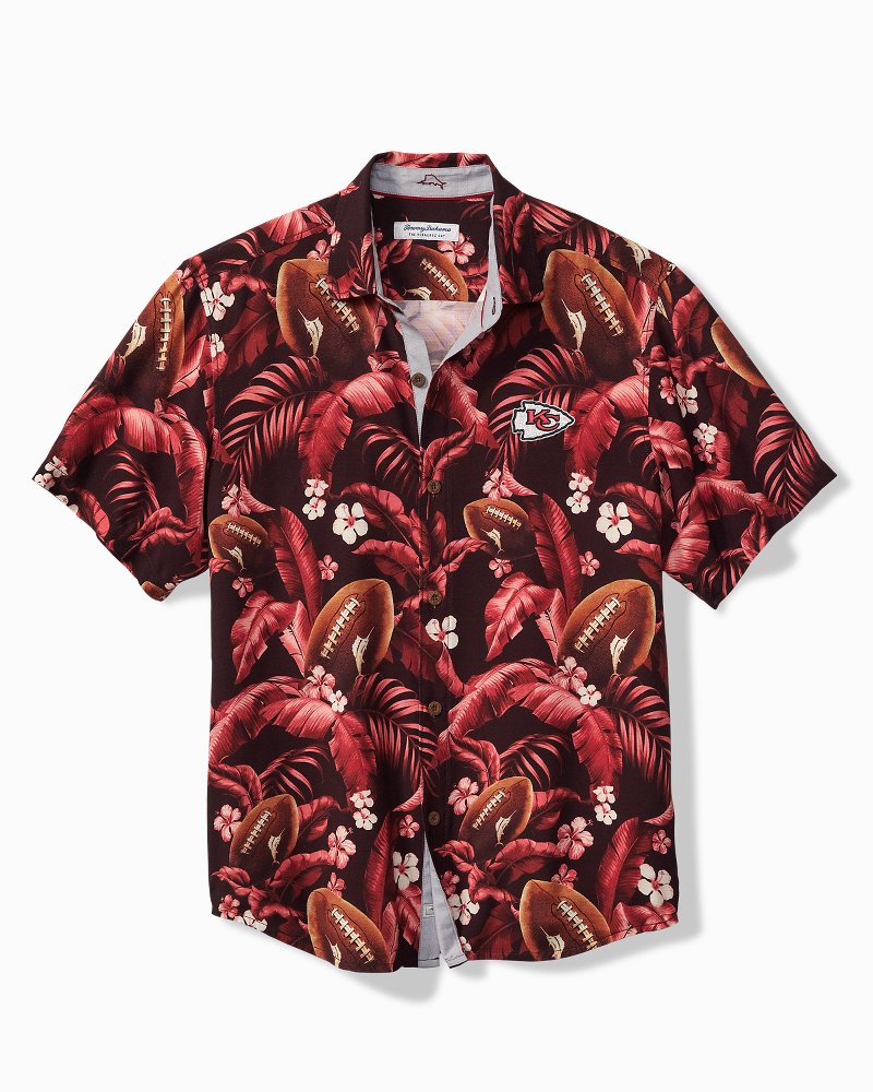 NFL Veracruz Cay First Down Blooms Short-Sleeve Shirt - kansas_city_chiefs