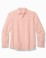 Lennox Linen Long-Sleeve Shirt - Snapdragon
