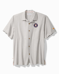 MLB Hit and Run Silk Camp Shirt - houston_astros