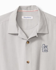 MLB Hit and Run Silk Camp Shirt - st_louis_cardinals