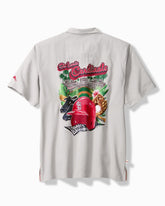 MLB Hit and Run Silk Camp Shirt - st_louis_cardinals