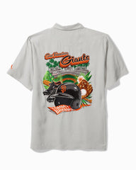 MLB Hit and Run Silk Camp Shirt - san_francisco_giants