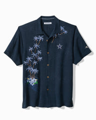 NFL Twist of Palms Silk Camp Shirt - dallas_cowboys