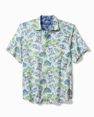 Tortola Paradise Isle Cotton-Blend Shirt - White