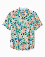Nova Wave Jungle Party Cotton-Blend Shirt - Victoria Blue