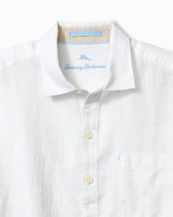 Paradise Breezer Linen Long-Sleeve Shirt - White