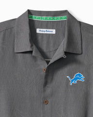 NFL Endzone Paradise Silk-Blend Camp Shirt - detroit_lions